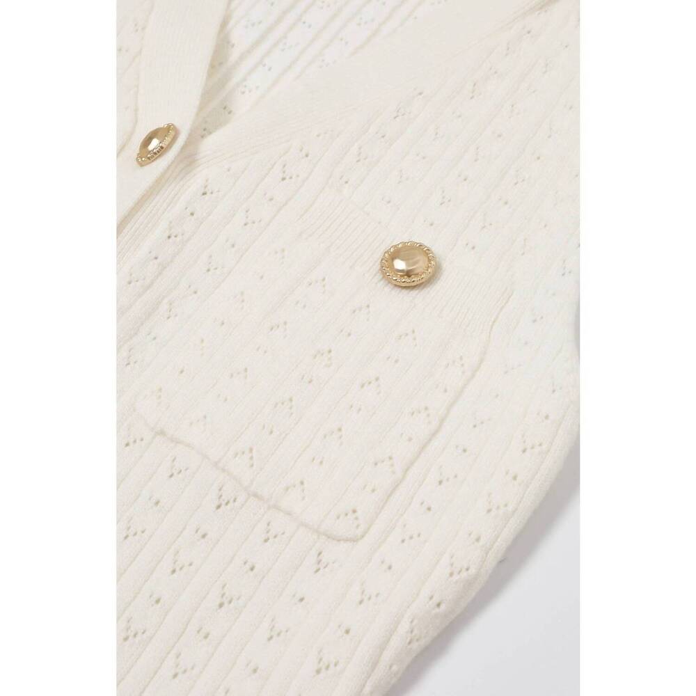 NEW RIVIR women's pointelle mini dress in white - Picture 5 of 6